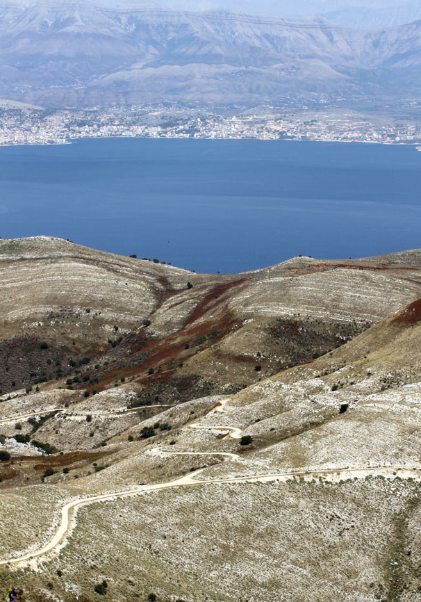 Korfu - Pantokrator - Blick nach Albanien - - Corfu - Kerkyra Korfu - Pantokrator - Blick nach Albanien - - Corfu - Kerkyra
